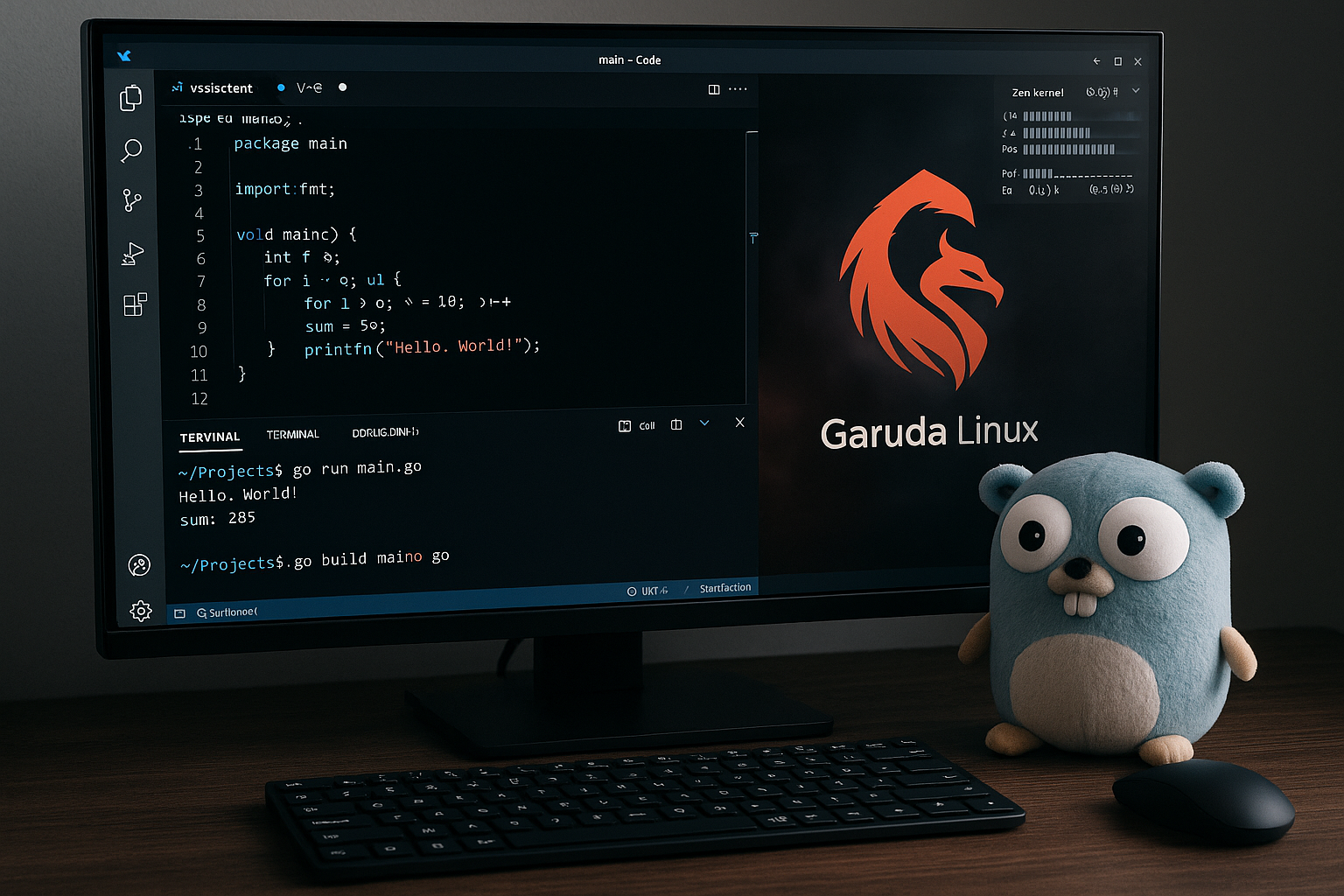 My Go Development Setup on Garuda Linux with VS Code: Building Scalable ...